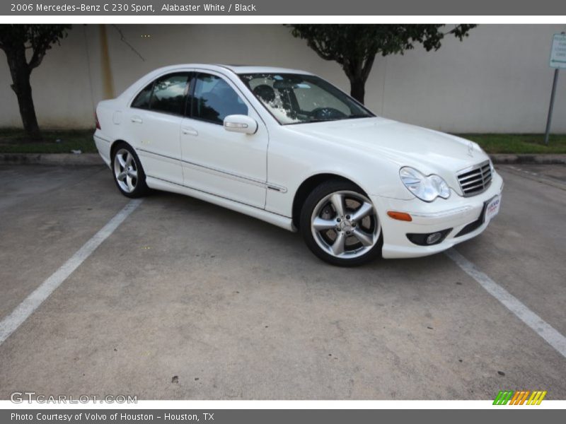 Alabaster White / Black 2006 Mercedes-Benz C 230 Sport
