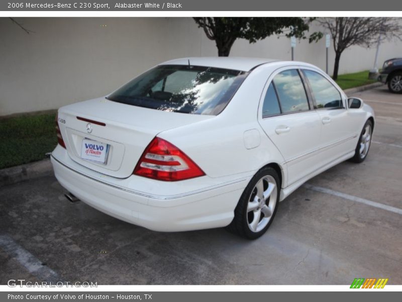Alabaster White / Black 2006 Mercedes-Benz C 230 Sport