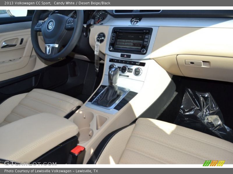 Candy White / Desert Beige/Black 2013 Volkswagen CC Sport