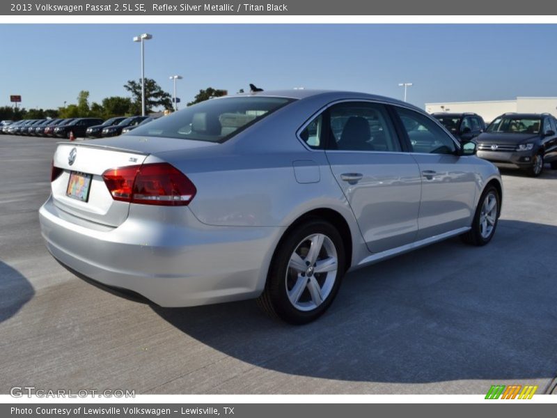 Reflex Silver Metallic / Titan Black 2013 Volkswagen Passat 2.5L SE