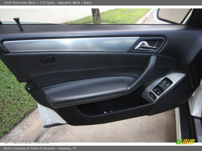 Alabaster White / Black 2006 Mercedes-Benz C 230 Sport