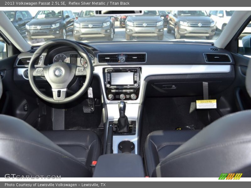 Reflex Silver Metallic / Titan Black 2013 Volkswagen Passat 2.5L SE
