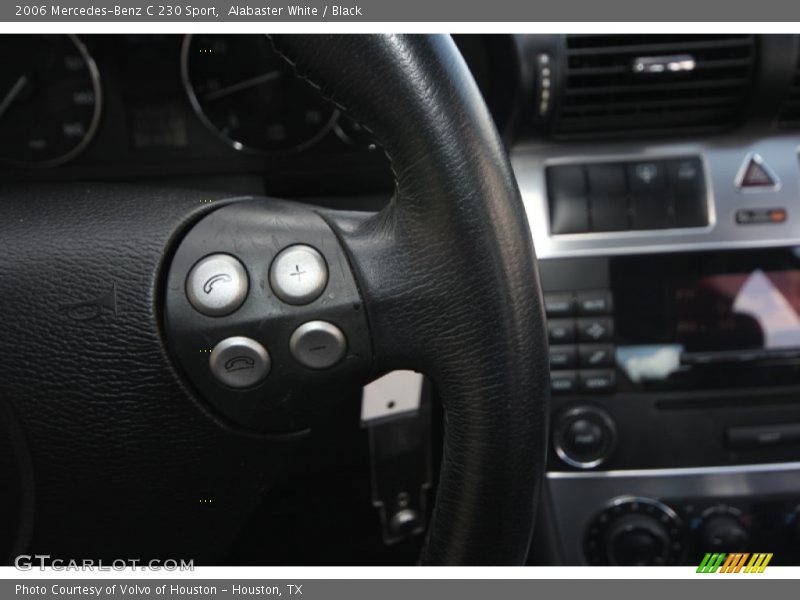 Alabaster White / Black 2006 Mercedes-Benz C 230 Sport