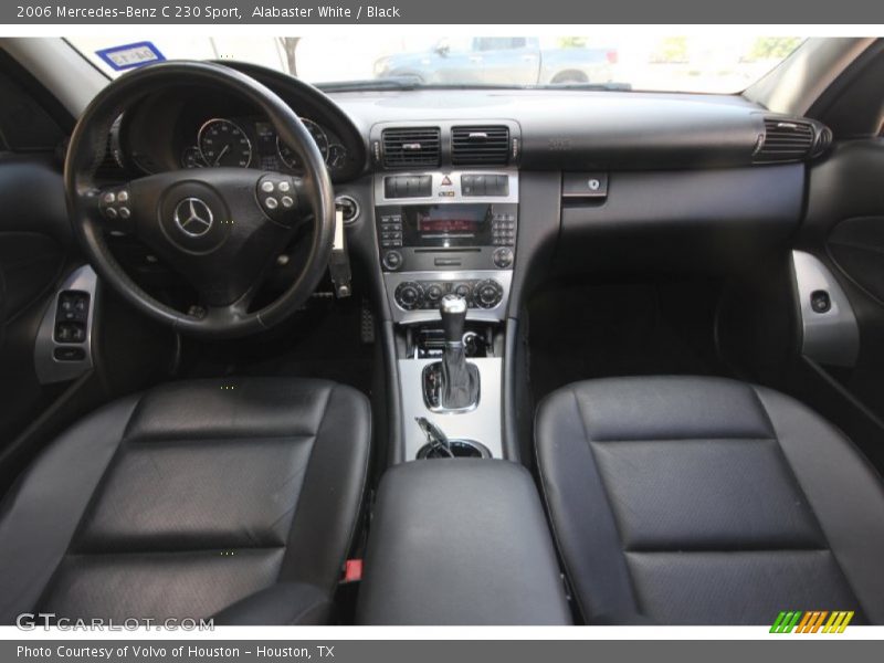 Alabaster White / Black 2006 Mercedes-Benz C 230 Sport