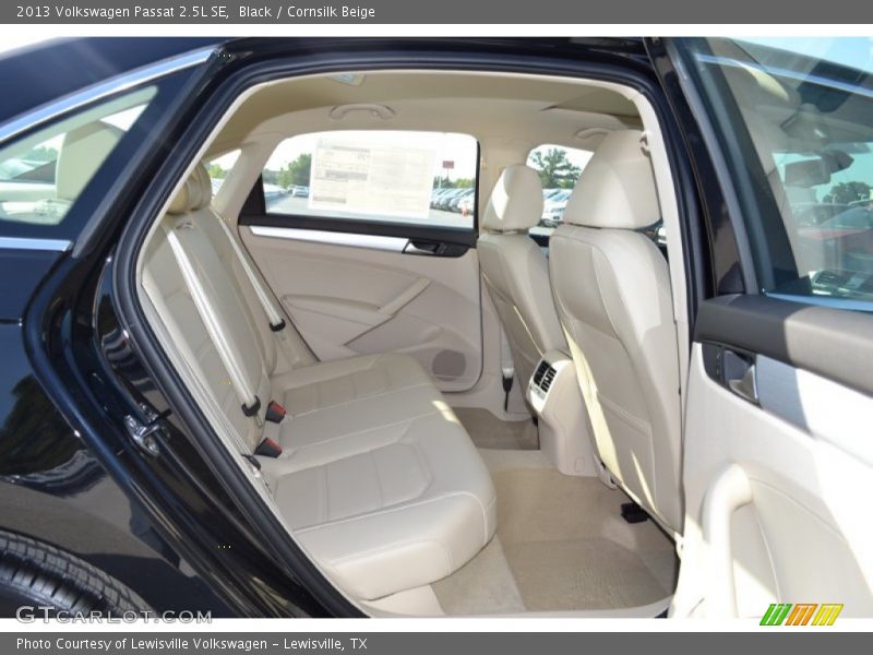 Black / Cornsilk Beige 2013 Volkswagen Passat 2.5L SE