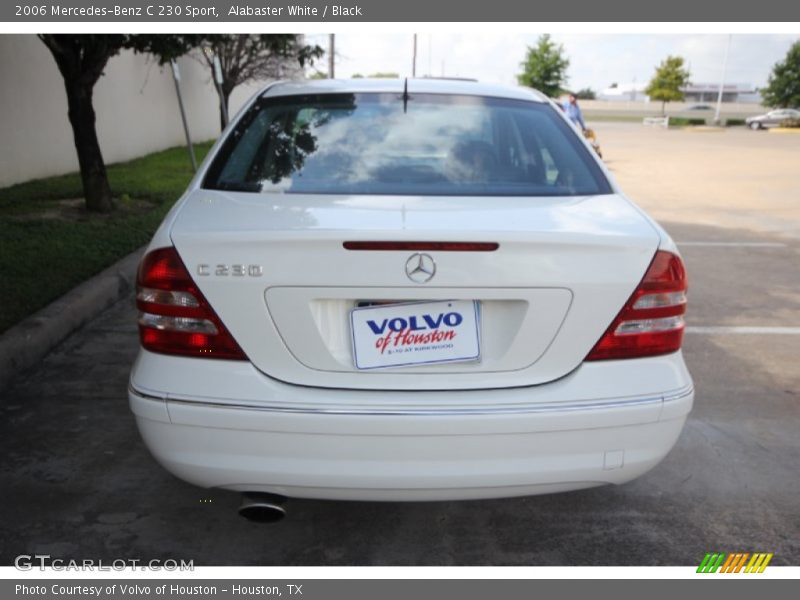 Alabaster White / Black 2006 Mercedes-Benz C 230 Sport