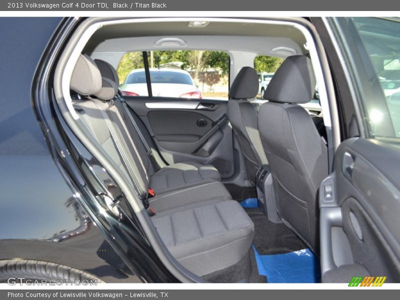 Black / Titan Black 2013 Volkswagen Golf 4 Door TDI