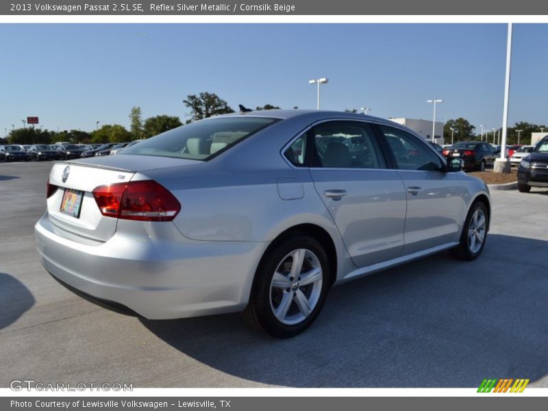 Reflex Silver Metallic / Cornsilk Beige 2013 Volkswagen Passat 2.5L SE