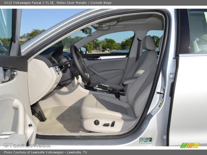 Reflex Silver Metallic / Cornsilk Beige 2013 Volkswagen Passat 2.5L SE