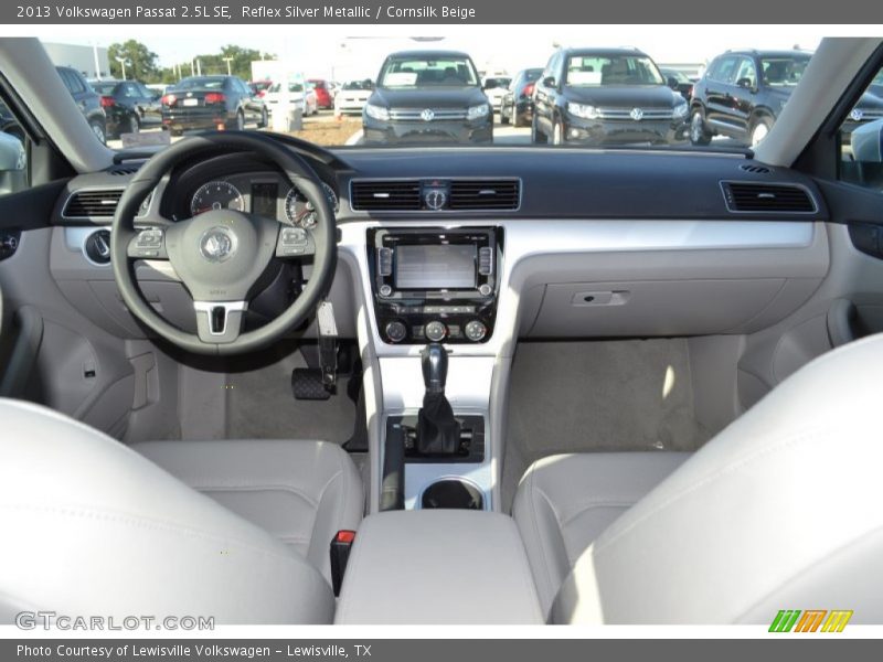 Reflex Silver Metallic / Cornsilk Beige 2013 Volkswagen Passat 2.5L SE