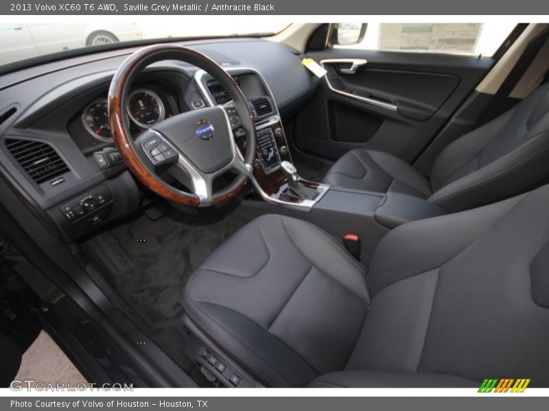  2013 XC60 T6 AWD Anthracite Black Interior