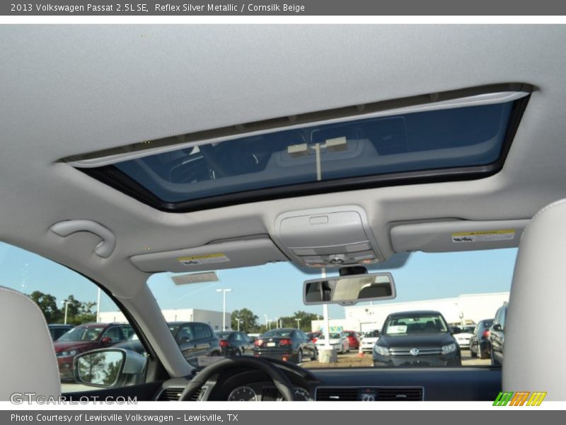 Reflex Silver Metallic / Cornsilk Beige 2013 Volkswagen Passat 2.5L SE