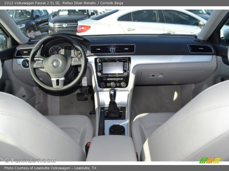 Reflex Silver Metallic / Cornsilk Beige 2013 Volkswagen Passat 2.5L SE