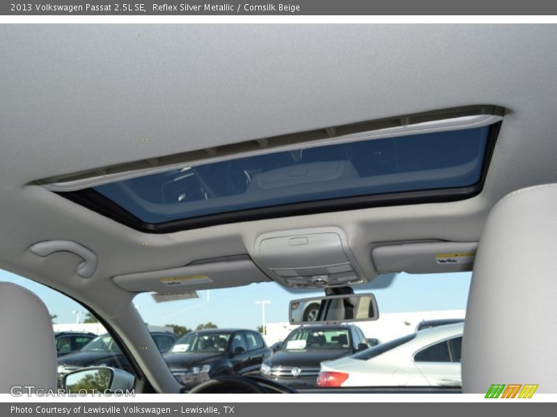 Reflex Silver Metallic / Cornsilk Beige 2013 Volkswagen Passat 2.5L SE