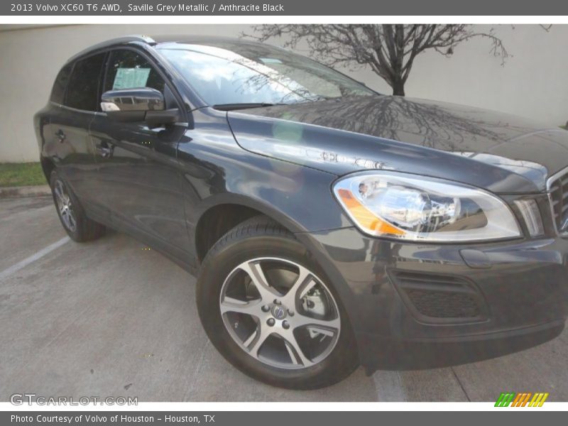 Saville Grey Metallic / Anthracite Black 2013 Volvo XC60 T6 AWD