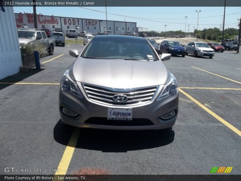 Bronze Mist Metallic / Camel 2012 Hyundai Azera