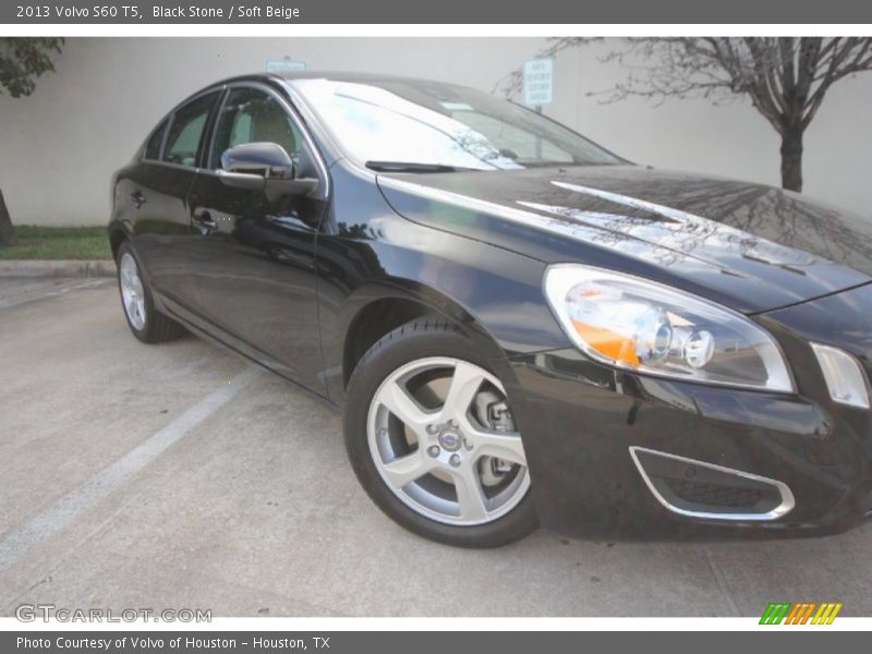 Black Stone / Soft Beige 2013 Volvo S60 T5