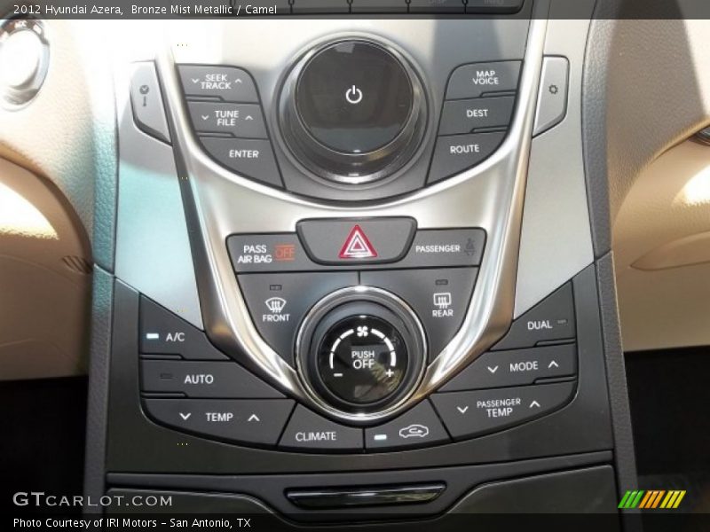Bronze Mist Metallic / Camel 2012 Hyundai Azera