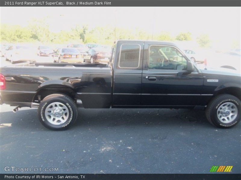 Black / Medium Dark Flint 2011 Ford Ranger XLT SuperCab