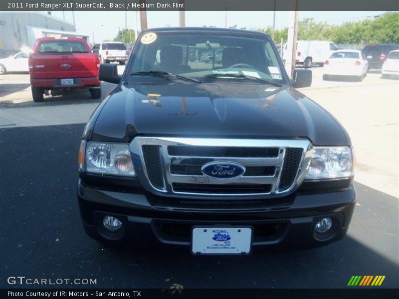 Black / Medium Dark Flint 2011 Ford Ranger XLT SuperCab