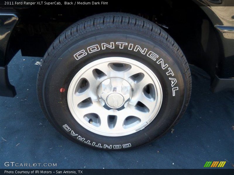 Black / Medium Dark Flint 2011 Ford Ranger XLT SuperCab