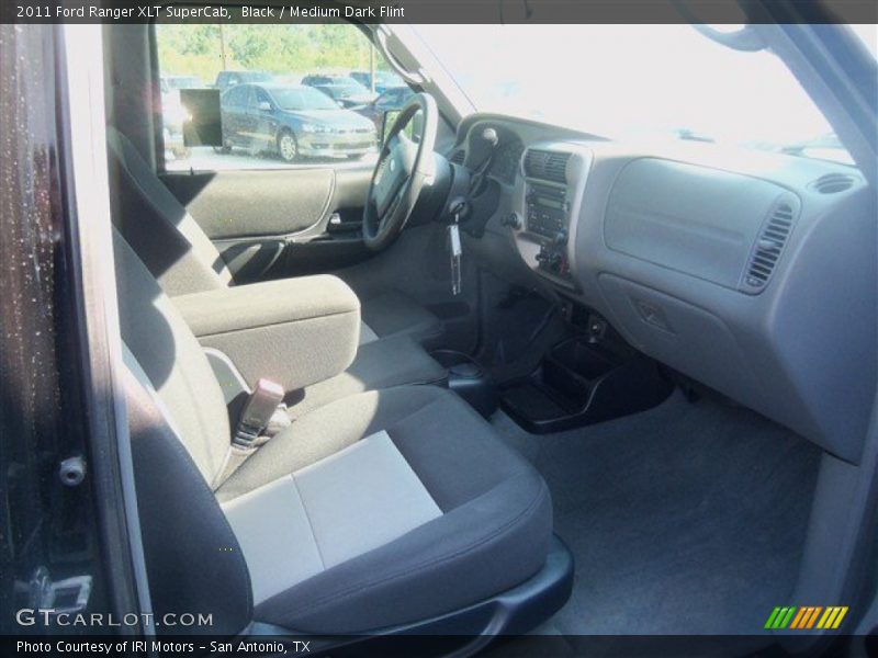 Black / Medium Dark Flint 2011 Ford Ranger XLT SuperCab