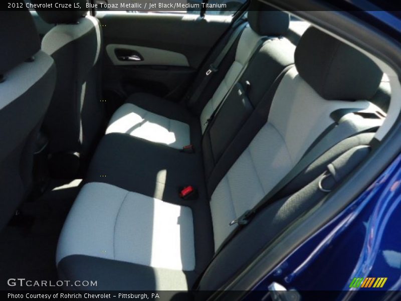Blue Topaz Metallic / Jet Black/Medium Titanium 2012 Chevrolet Cruze LS