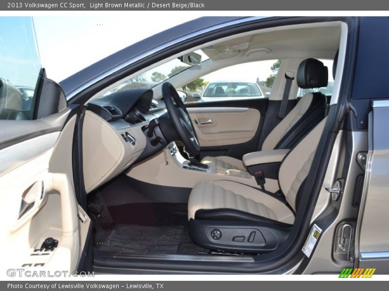 Light Brown Metallic / Desert Beige/Black 2013 Volkswagen CC Sport