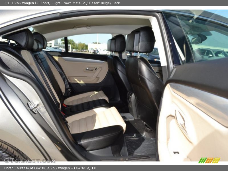 Light Brown Metallic / Desert Beige/Black 2013 Volkswagen CC Sport