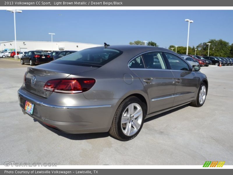 Light Brown Metallic / Desert Beige/Black 2013 Volkswagen CC Sport