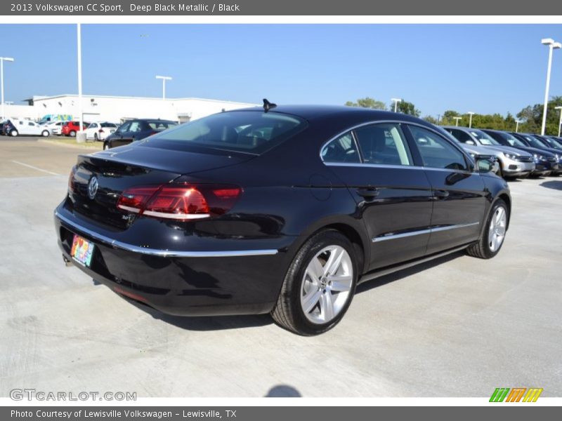 Deep Black Metallic / Black 2013 Volkswagen CC Sport