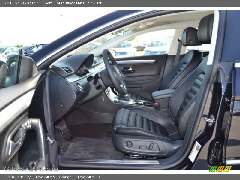Deep Black Metallic / Black 2013 Volkswagen CC Sport