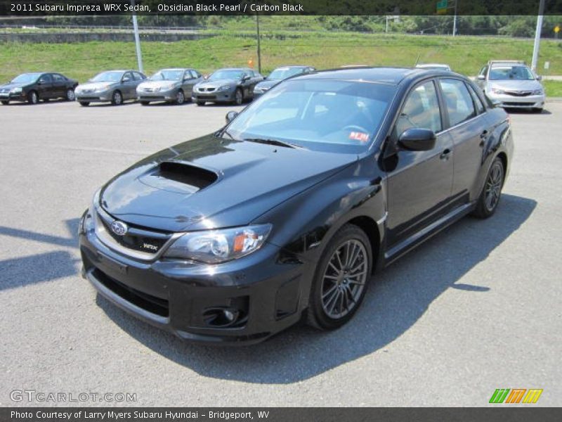 Obsidian Black Pearl / Carbon Black 2011 Subaru Impreza WRX Sedan
