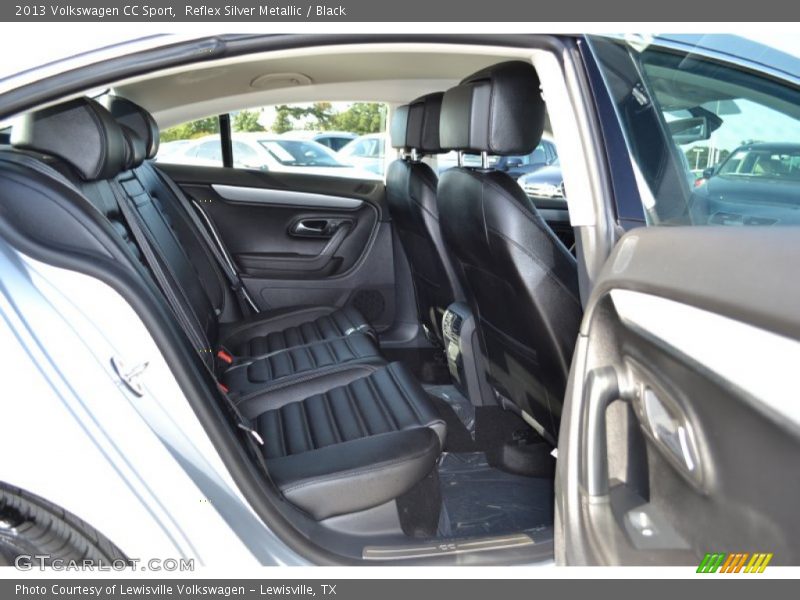 Reflex Silver Metallic / Black 2013 Volkswagen CC Sport