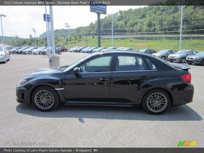 Obsidian Black Pearl / Carbon Black 2011 Subaru Impreza WRX Sedan