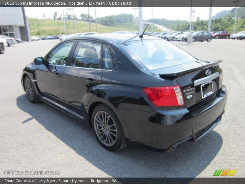 Obsidian Black Pearl / Carbon Black 2011 Subaru Impreza WRX Sedan