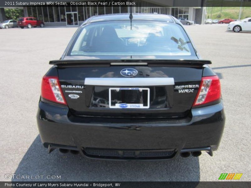 Obsidian Black Pearl / Carbon Black 2011 Subaru Impreza WRX Sedan