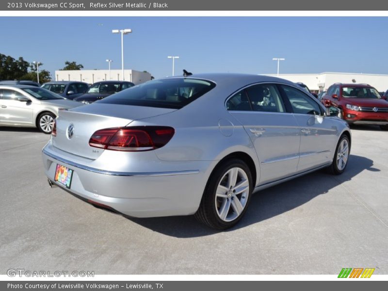 Reflex Silver Metallic / Black 2013 Volkswagen CC Sport