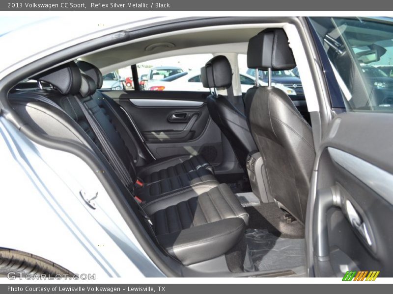 Reflex Silver Metallic / Black 2013 Volkswagen CC Sport