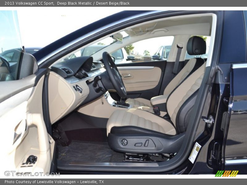Desert Beige/Black Interior - 2013 CC Sport 