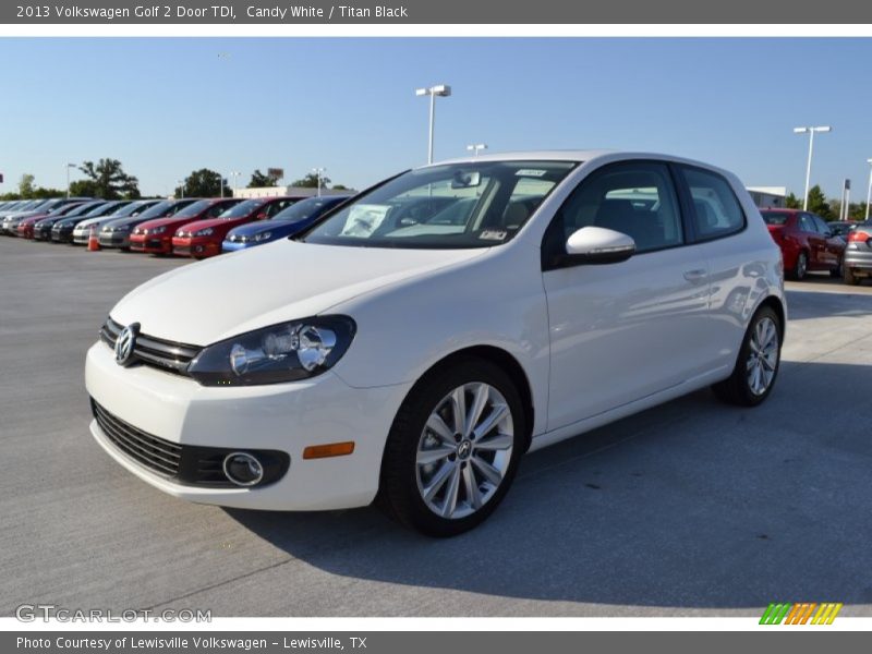 Candy White / Titan Black 2013 Volkswagen Golf 2 Door TDI