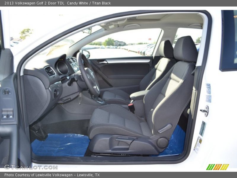 Candy White / Titan Black 2013 Volkswagen Golf 2 Door TDI
