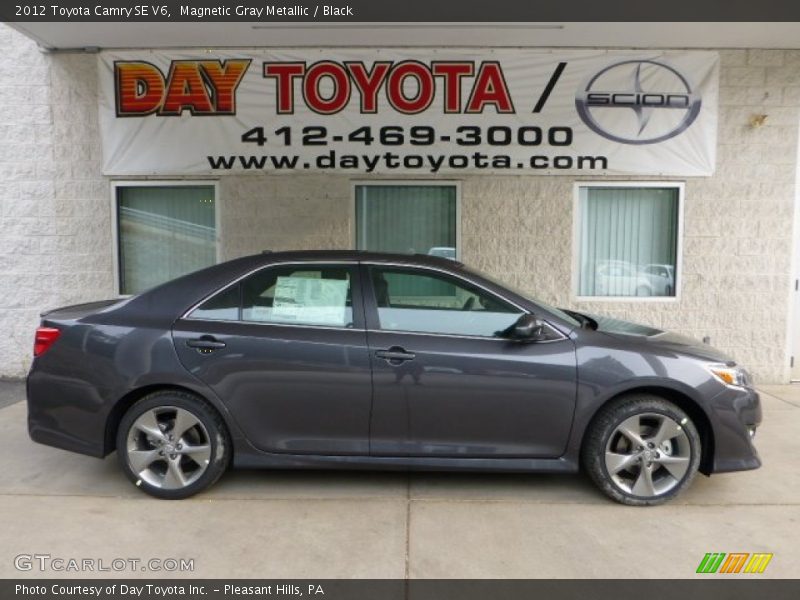 Magnetic Gray Metallic / Black 2012 Toyota Camry SE V6
