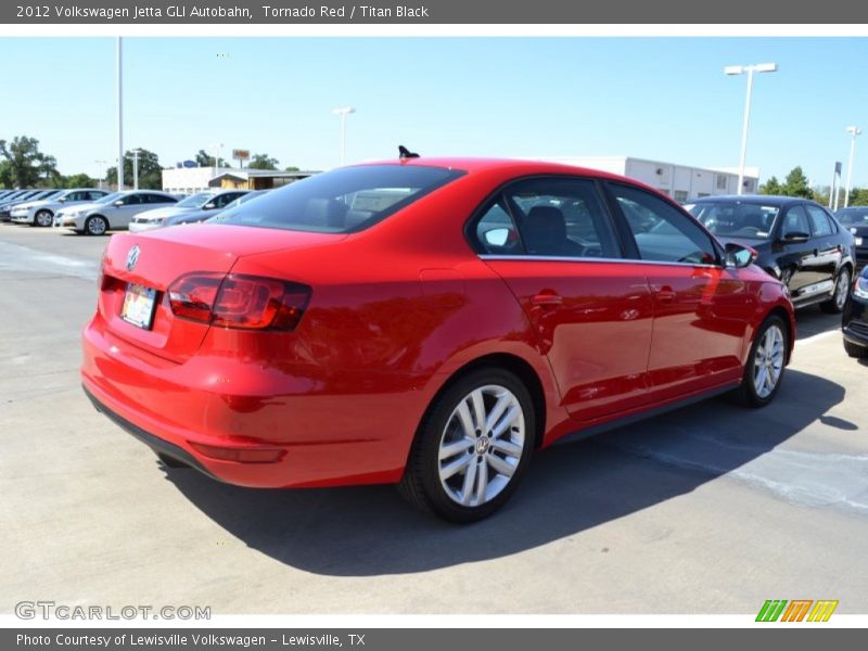 Tornado Red / Titan Black 2012 Volkswagen Jetta GLI Autobahn