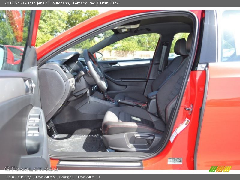 Tornado Red / Titan Black 2012 Volkswagen Jetta GLI Autobahn
