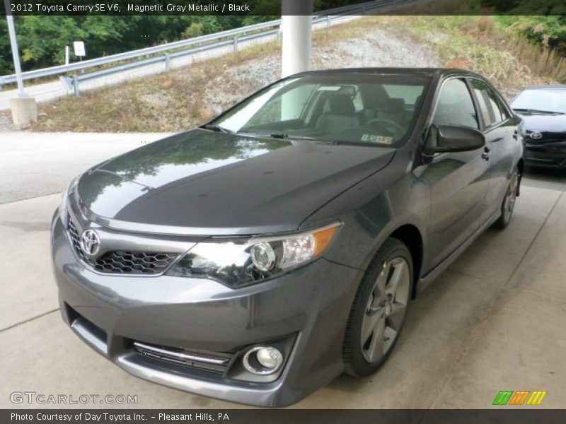 Magnetic Gray Metallic / Black 2012 Toyota Camry SE V6