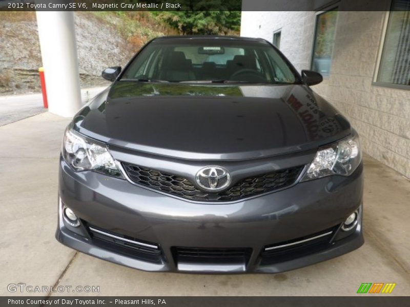 Magnetic Gray Metallic / Black 2012 Toyota Camry SE V6