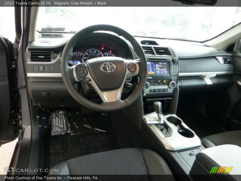 Magnetic Gray Metallic / Black 2012 Toyota Camry SE V6