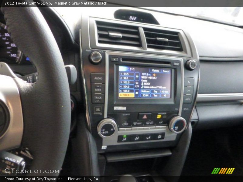 Magnetic Gray Metallic / Black 2012 Toyota Camry SE V6