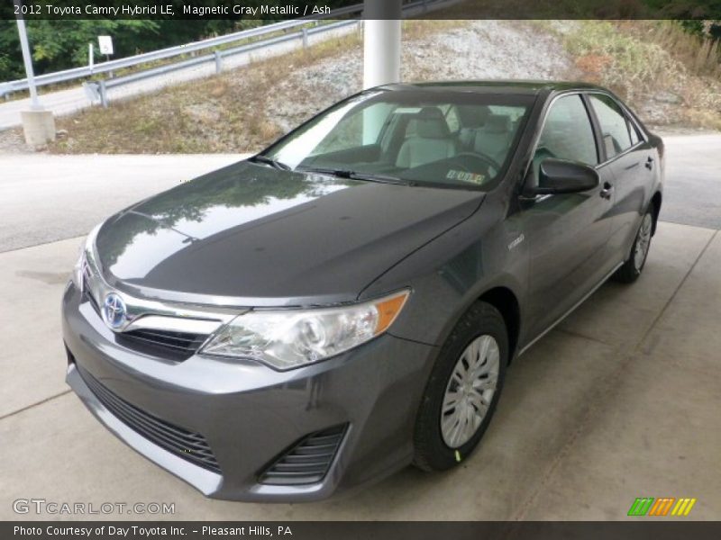 Magnetic Gray Metallic / Ash 2012 Toyota Camry Hybrid LE